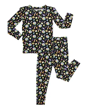 Lev Baby Ella Candy Toddler Lounge  Long Sleeve Two Piece Jammies Pajamas