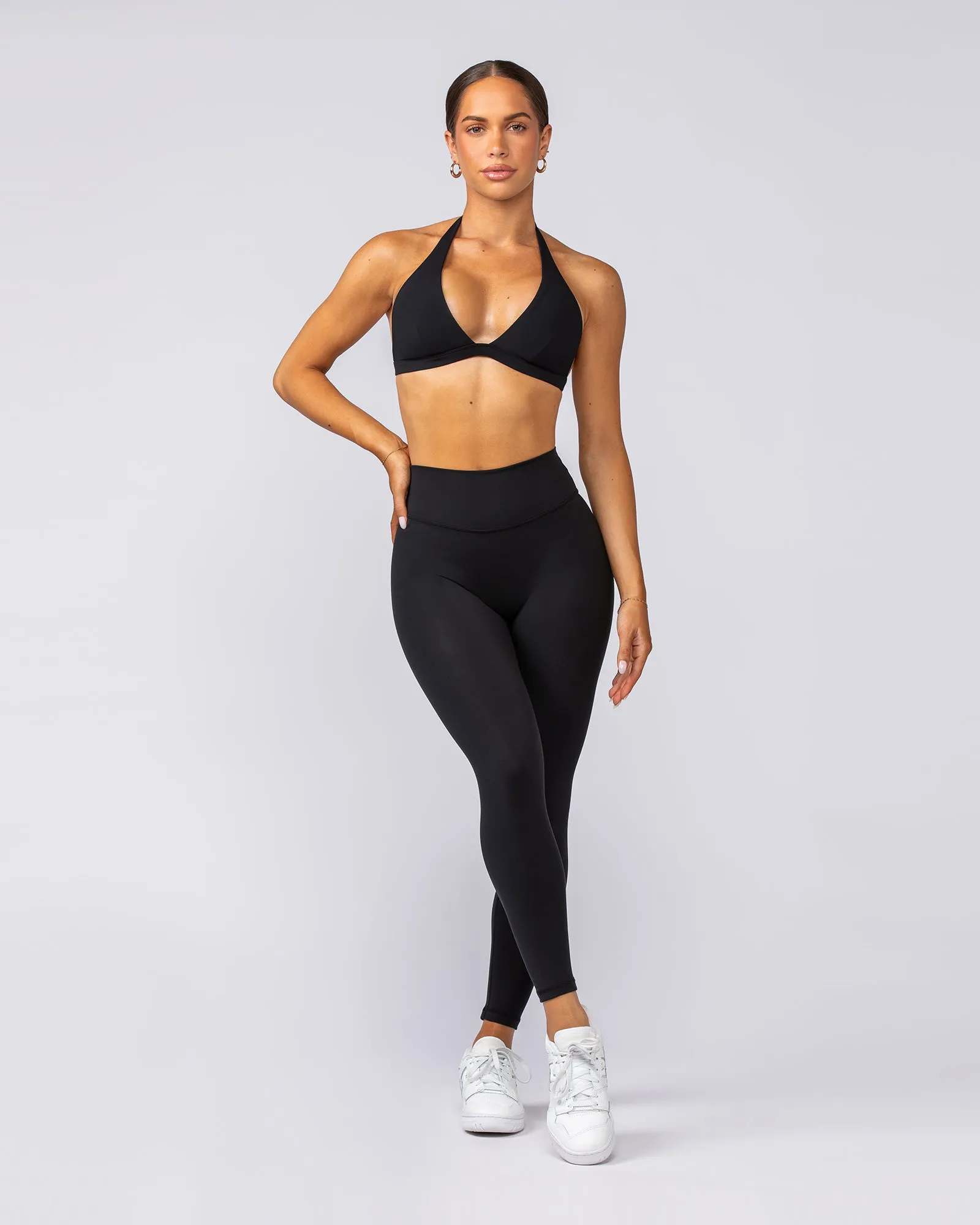 Liberty Zero Rise Ankle Length Leggings - Black