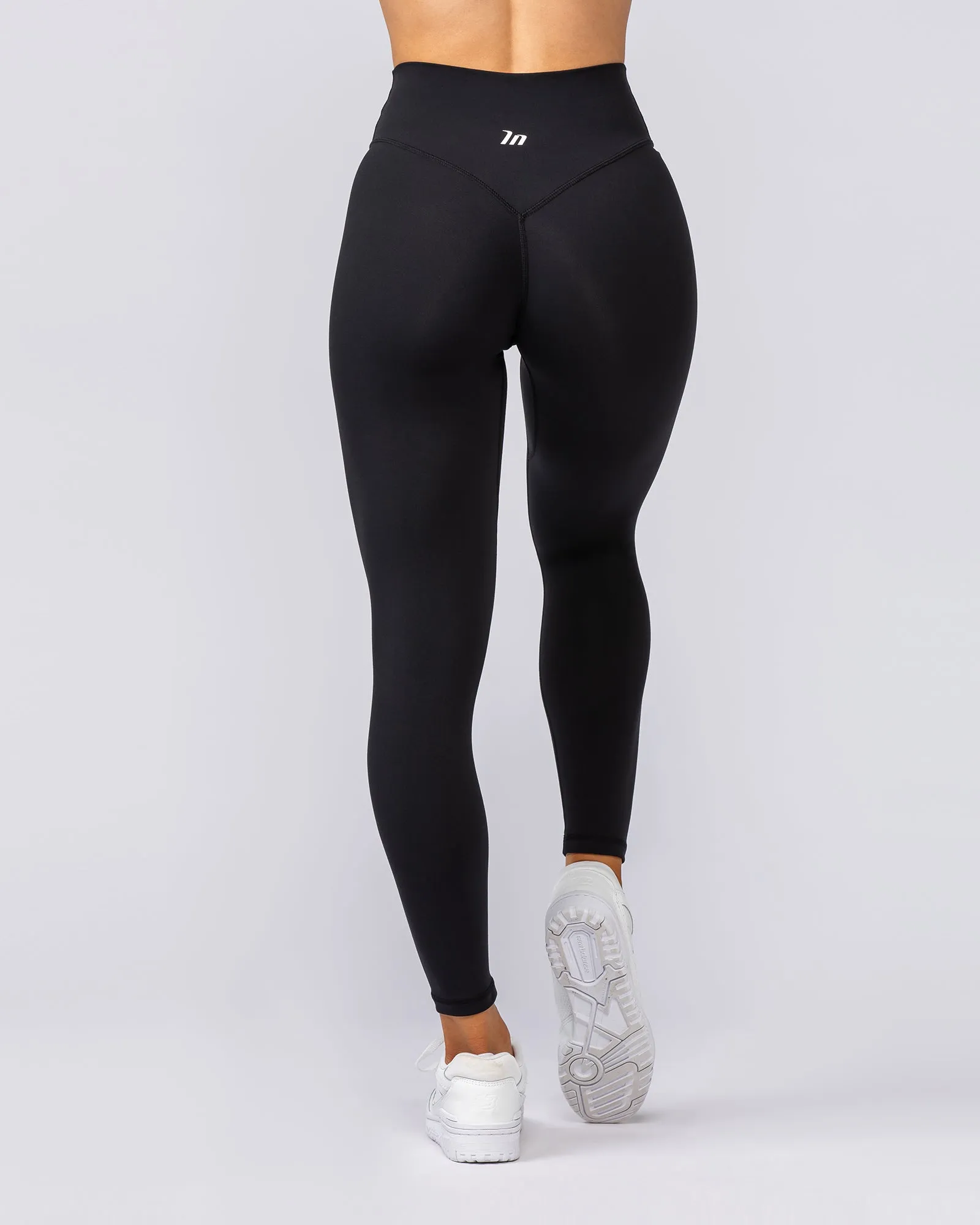Liberty Zero Rise Ankle Length Leggings - Black
