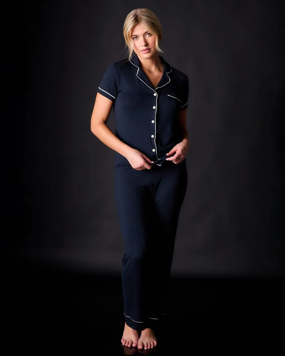 Lilly Short Sleeve & Pant Pajama Set