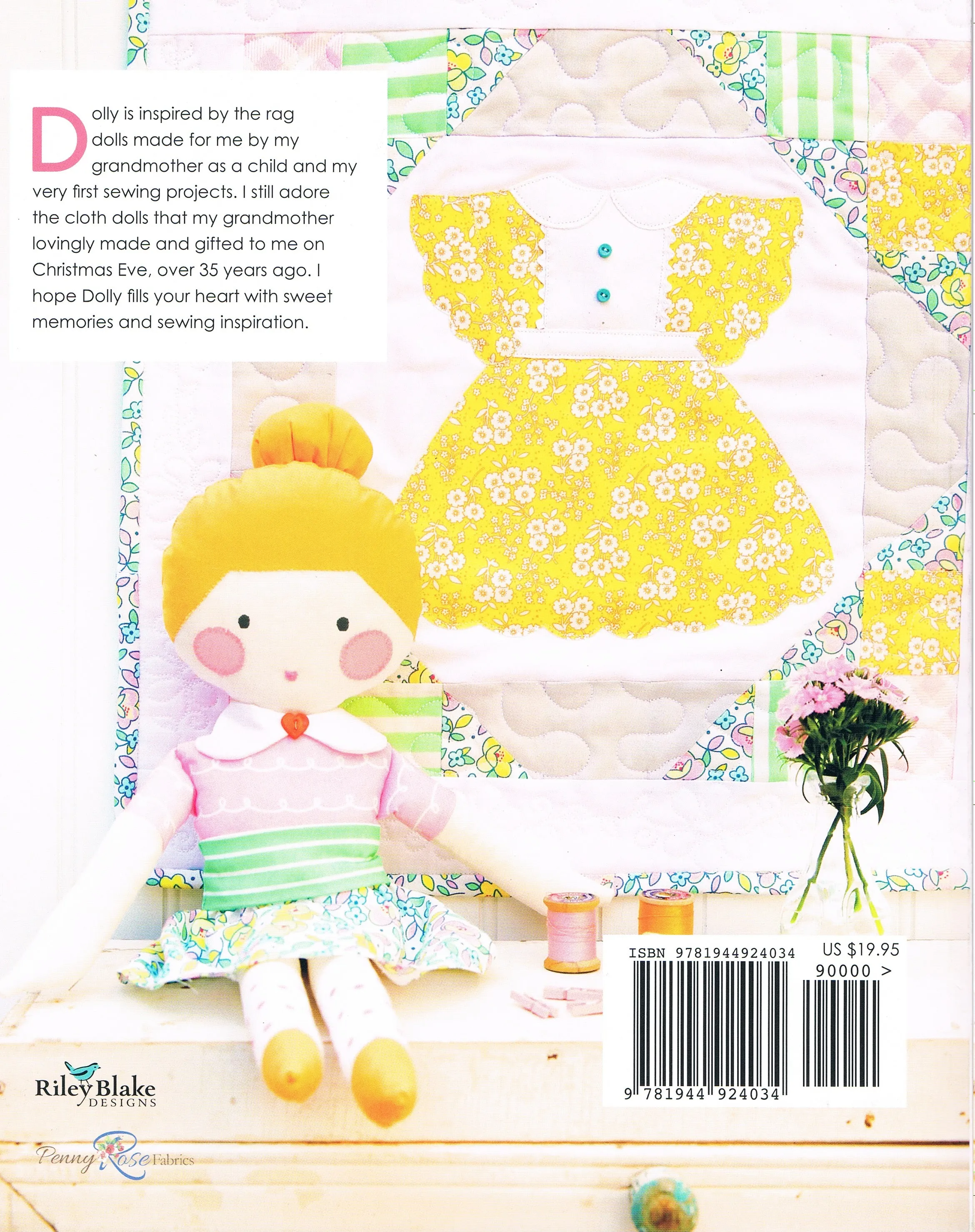 Little Dolly Rag Doll Materials and Book Kit