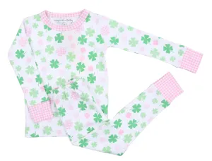 Magnolia Baby Girls Shamrock 2PC PJ Set