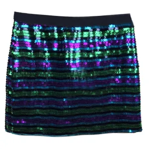 Marc Jacobs Multi Purple Sequin Skirt