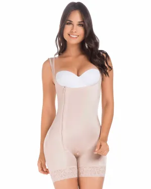 MariaE Fajas Colombianas Post-Op Shapewear Bodysuit Stage 1 Open Bust