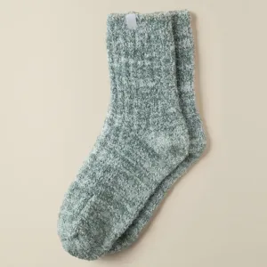 Marshmallow Crew Socks