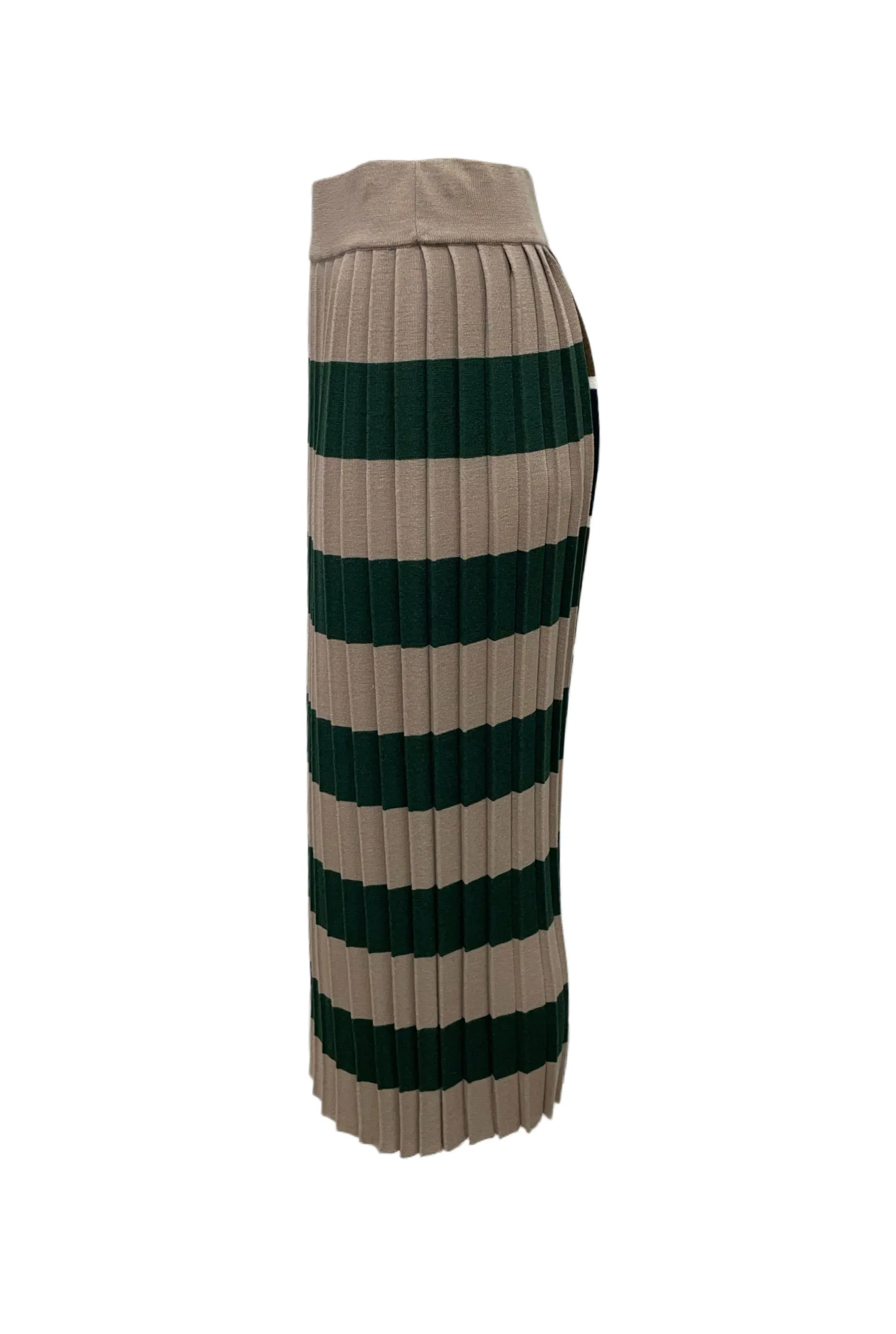Max Mara Women's Beige Gabriel Streight Midi Knit Skirt NWT
