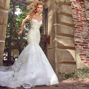 Mermaid Gowns Shoulder Straps Backless Sexy Trumpet Dress