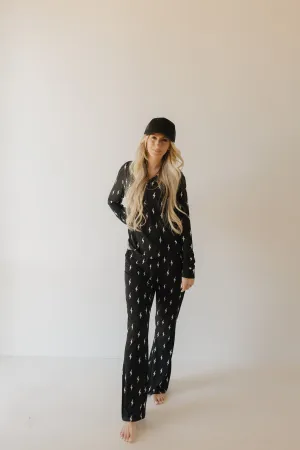 Midnight Lightning Bolt | Women's Bamboo Pajama