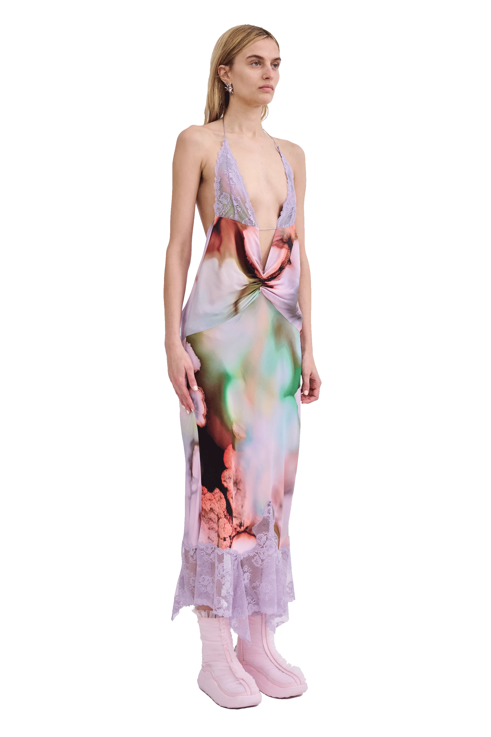 MOLD COURT SLIP DRESS