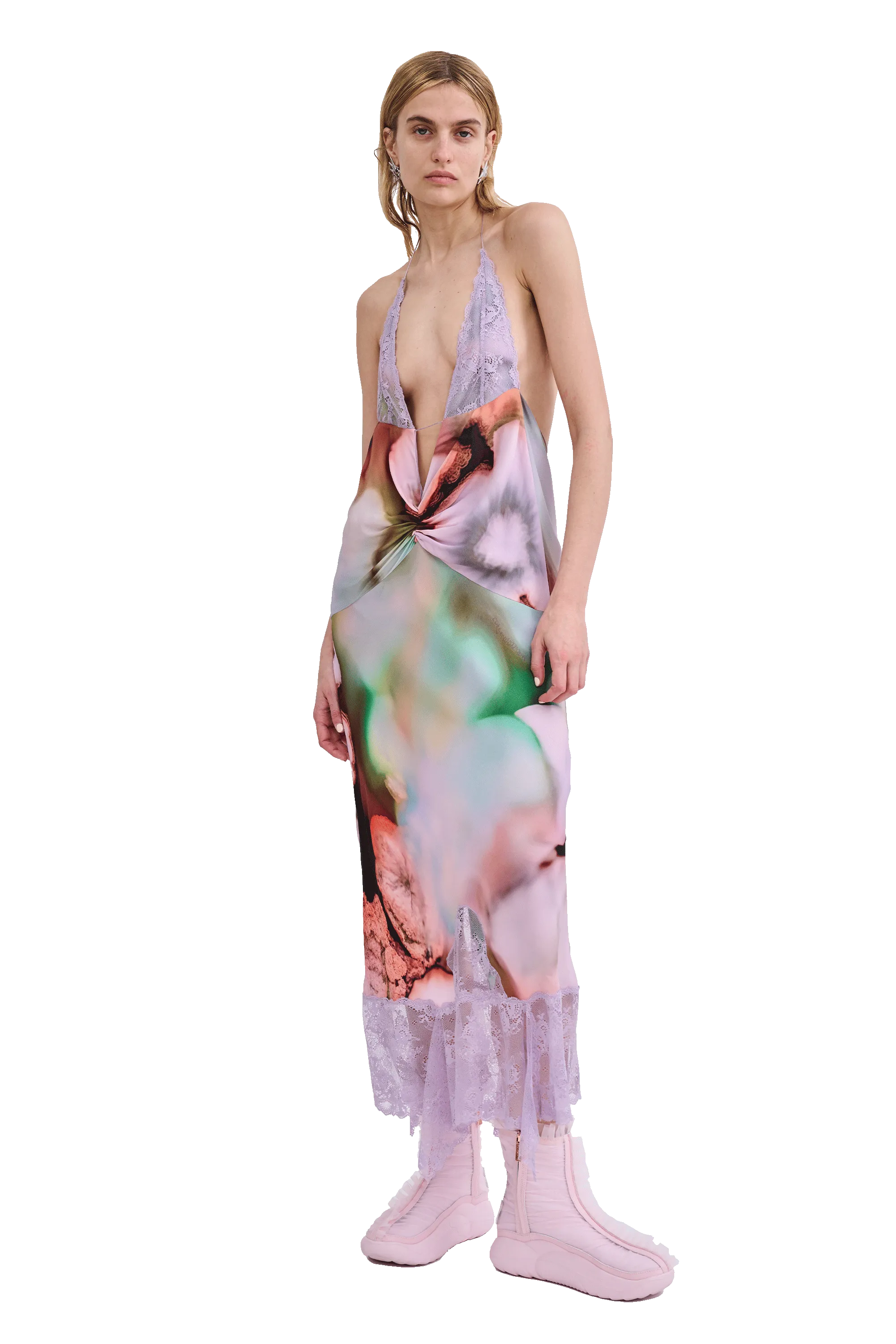 MOLD COURT SLIP DRESS