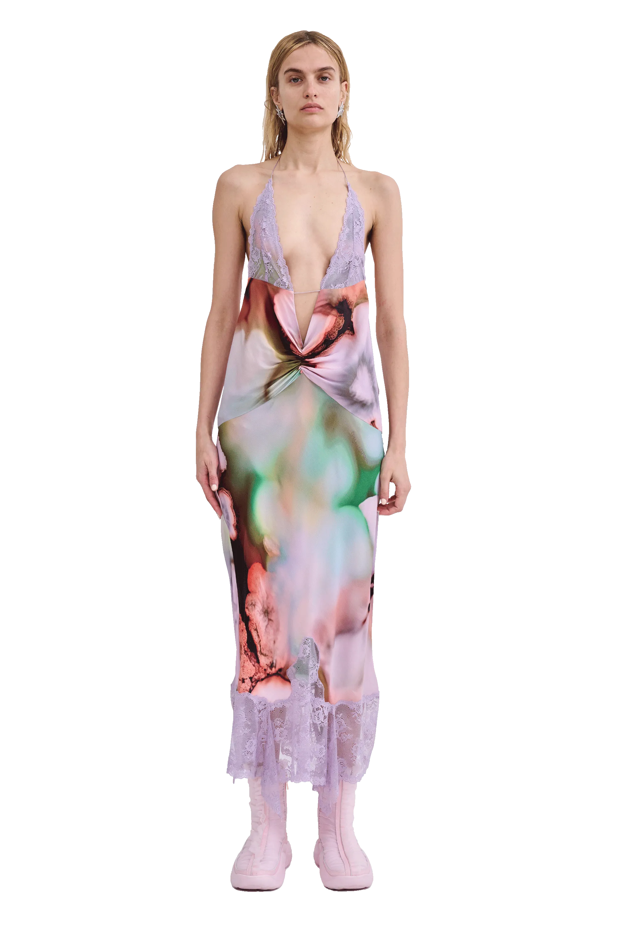 MOLD COURT SLIP DRESS