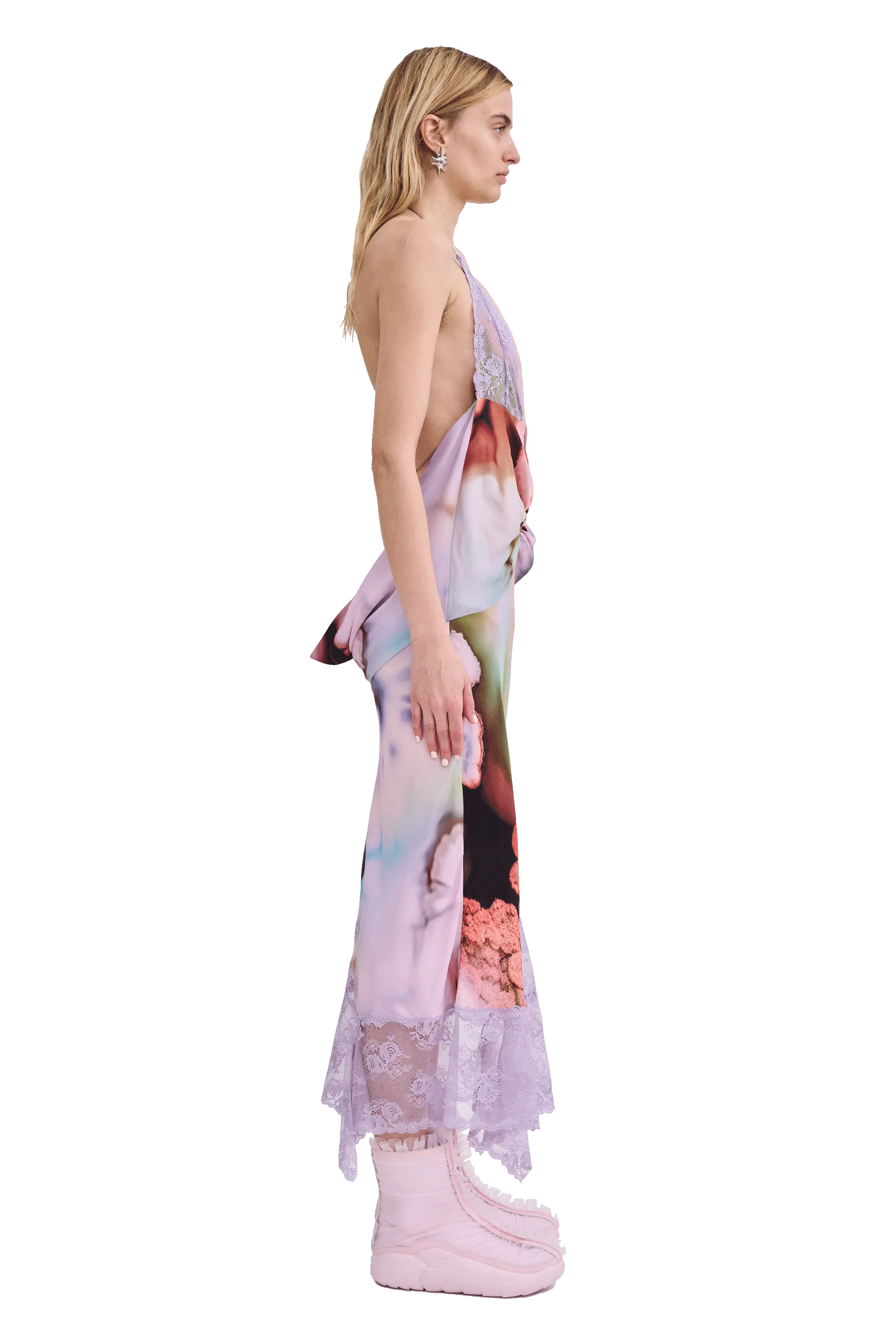 MOLD COURT SLIP DRESS