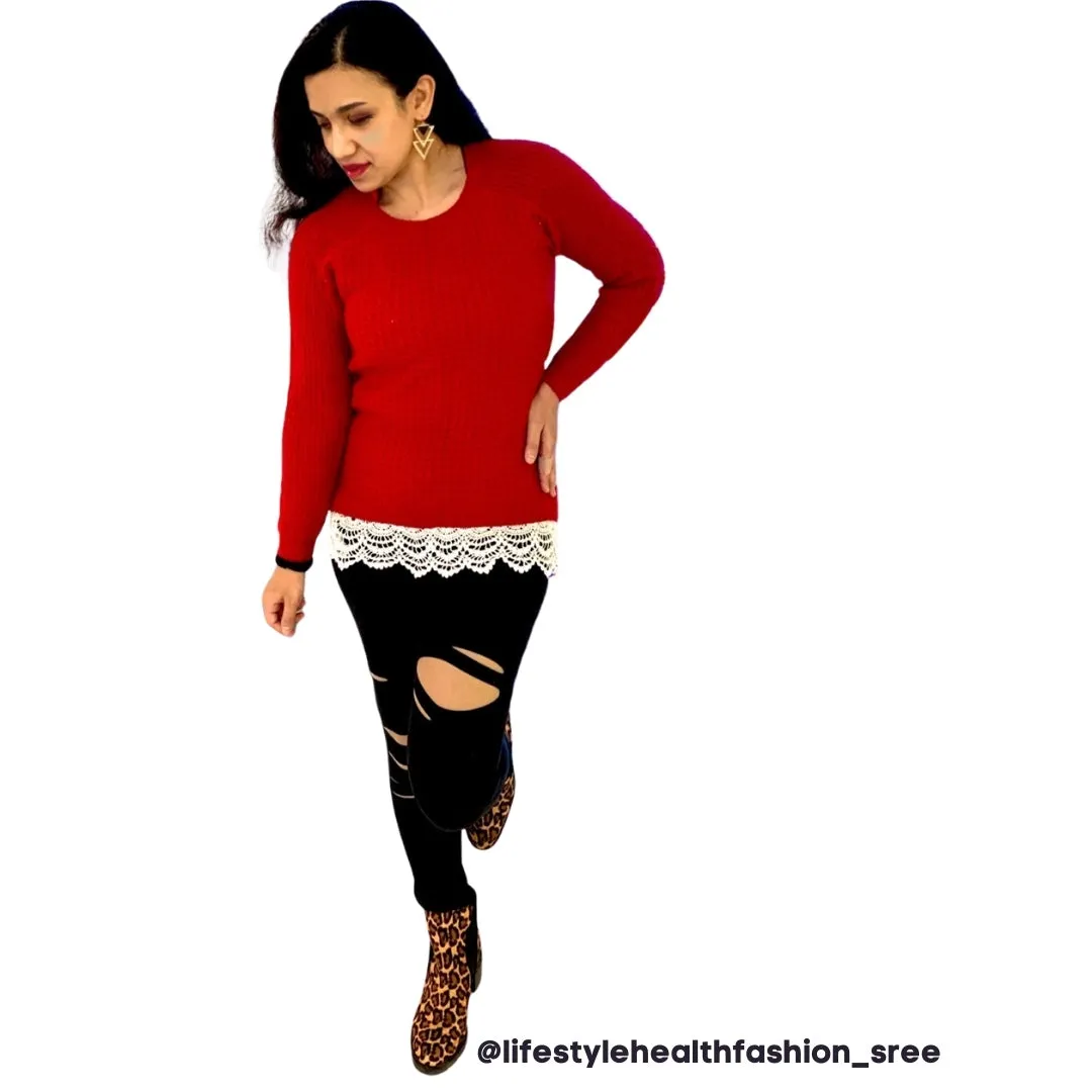 Mono B APH6216 Black Ripped Leggings