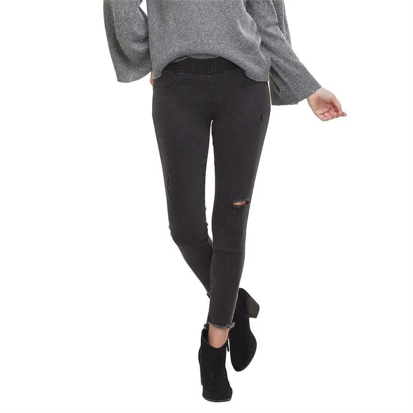 Mud Pie Max Distressed Denim Leggings