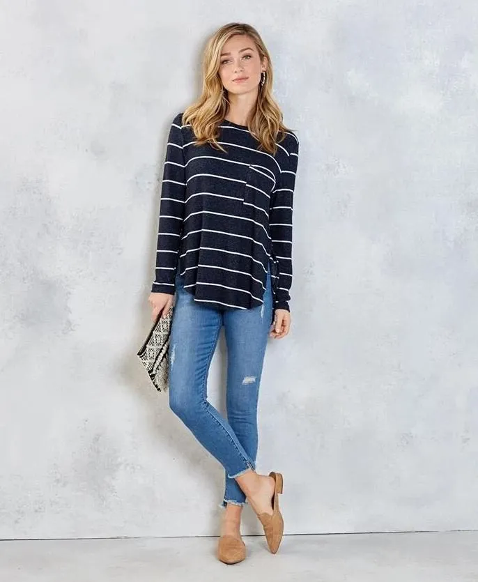 Mud Pie Max Distressed Denim Leggings