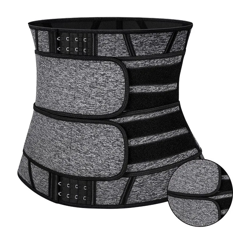 Neoprene Sauna Waist Trainer Corset Sweat Belt  Weight Loss Compression Trimmer