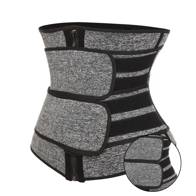 Neoprene Sauna Waist Trainer Corset Sweat Belt  Weight Loss Compression Trimmer