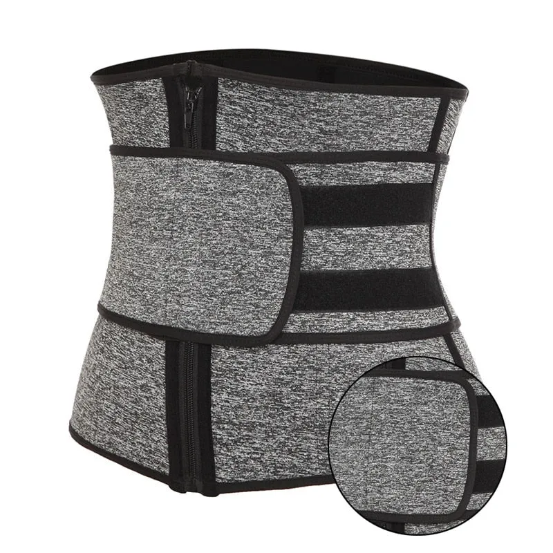 Neoprene Sauna Waist Trainer Corset Sweat Belt  Weight Loss Compression Trimmer