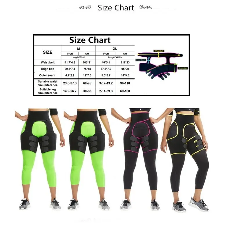 Neoprene Thigh Shaper Sweat Thigh Trimmers Leg Shaper