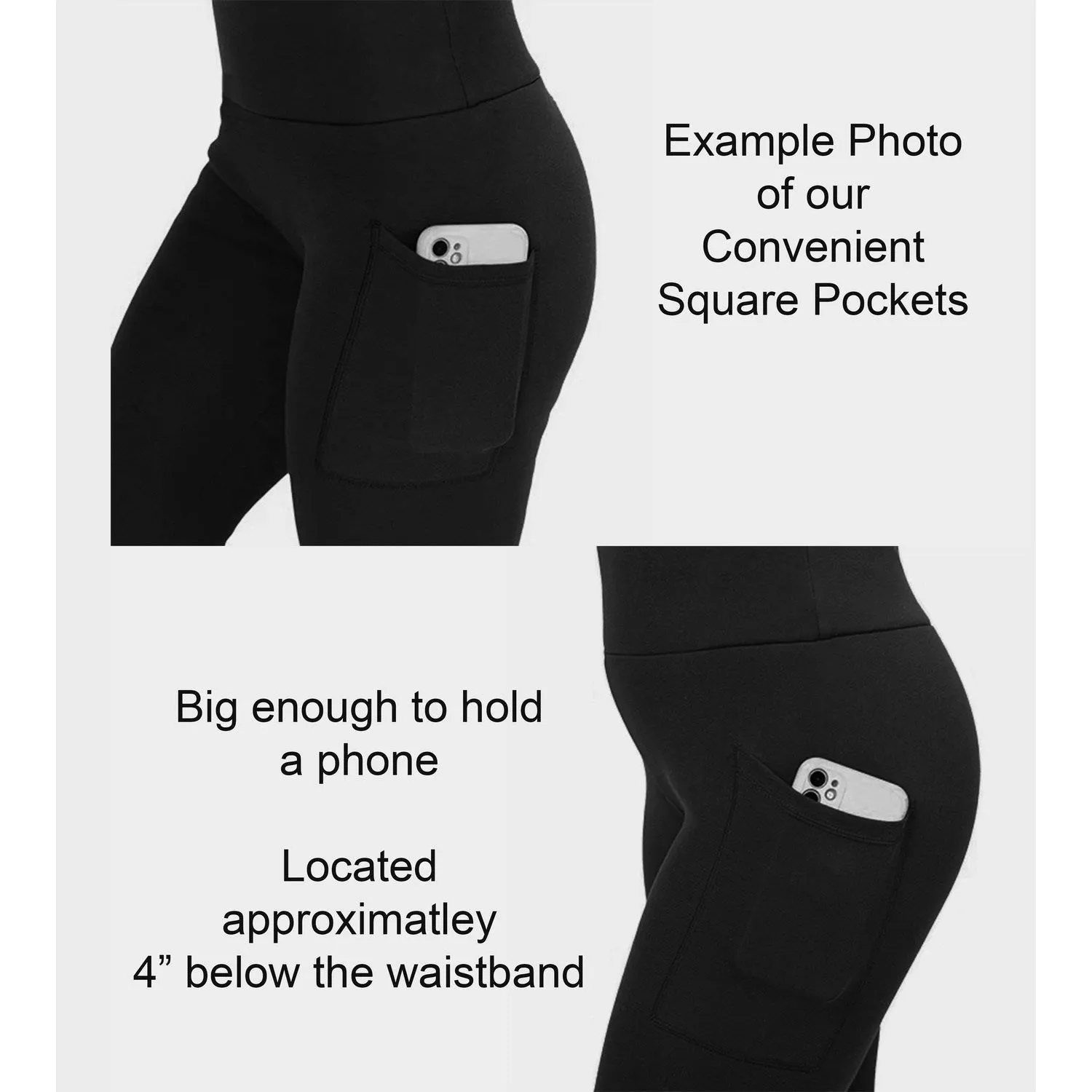 Night Garden Embroidery Leggings with Pockets