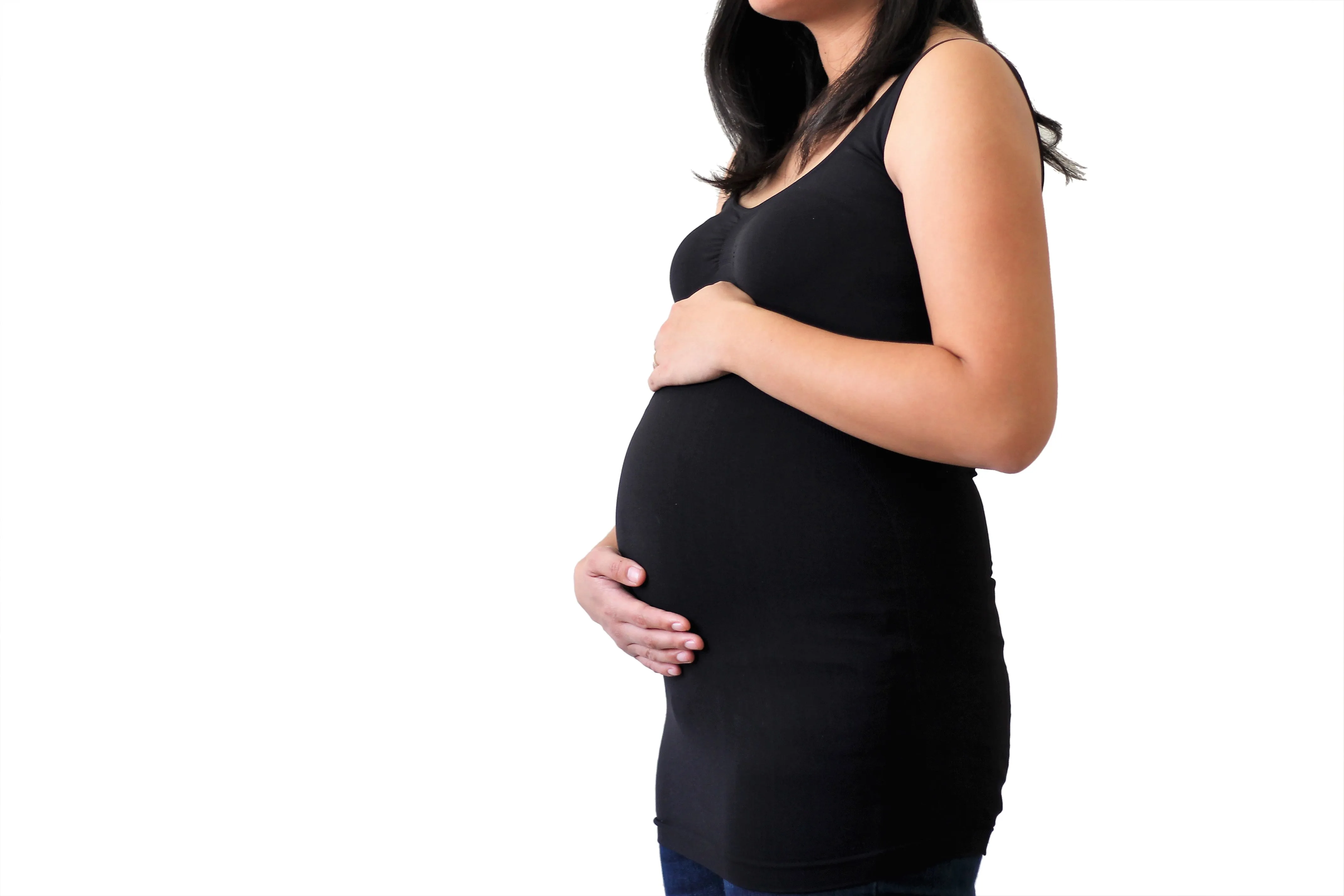 NursElet Maternity Tank Top - BLACK