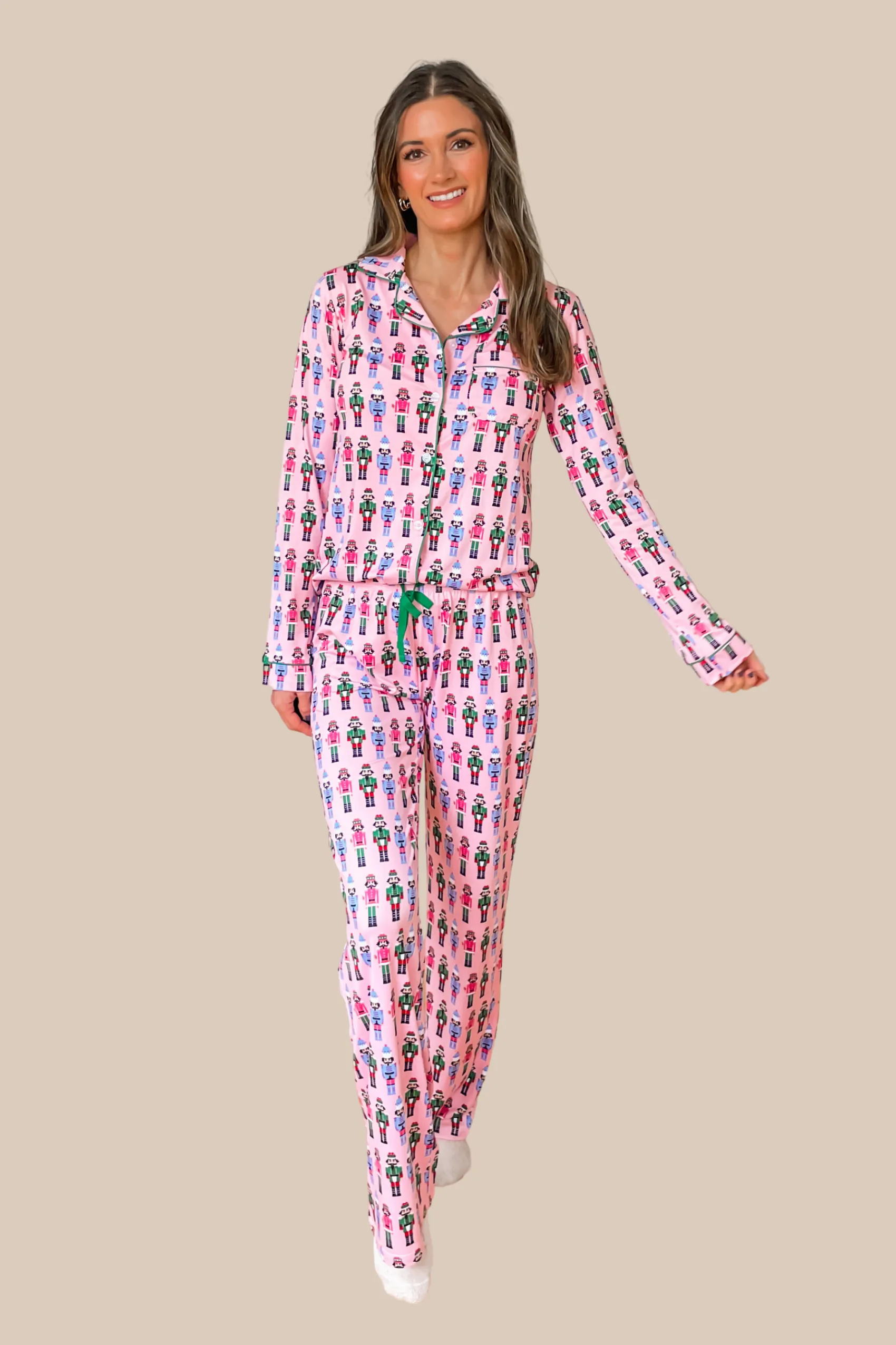 Nutcracker Pink Pajama Top