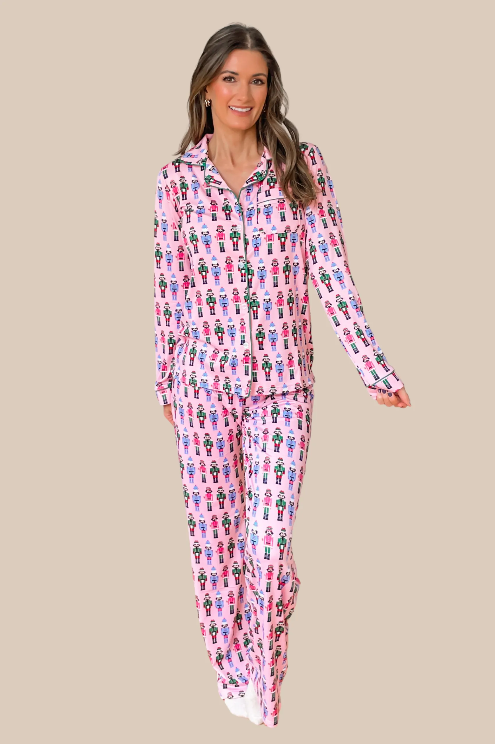 Nutcracker Pink Pajama Top