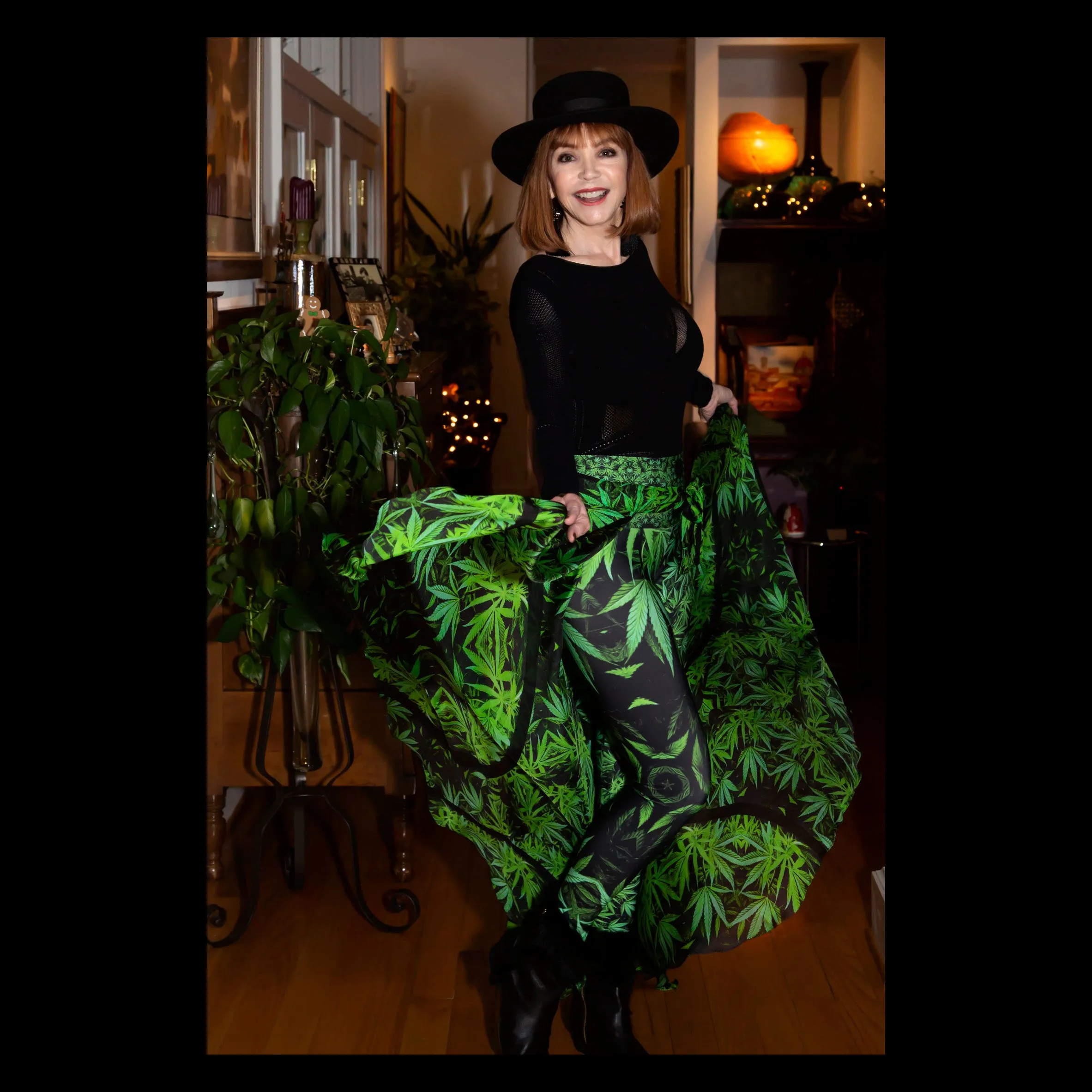 One and Only Hemp 3/4 silk skirt