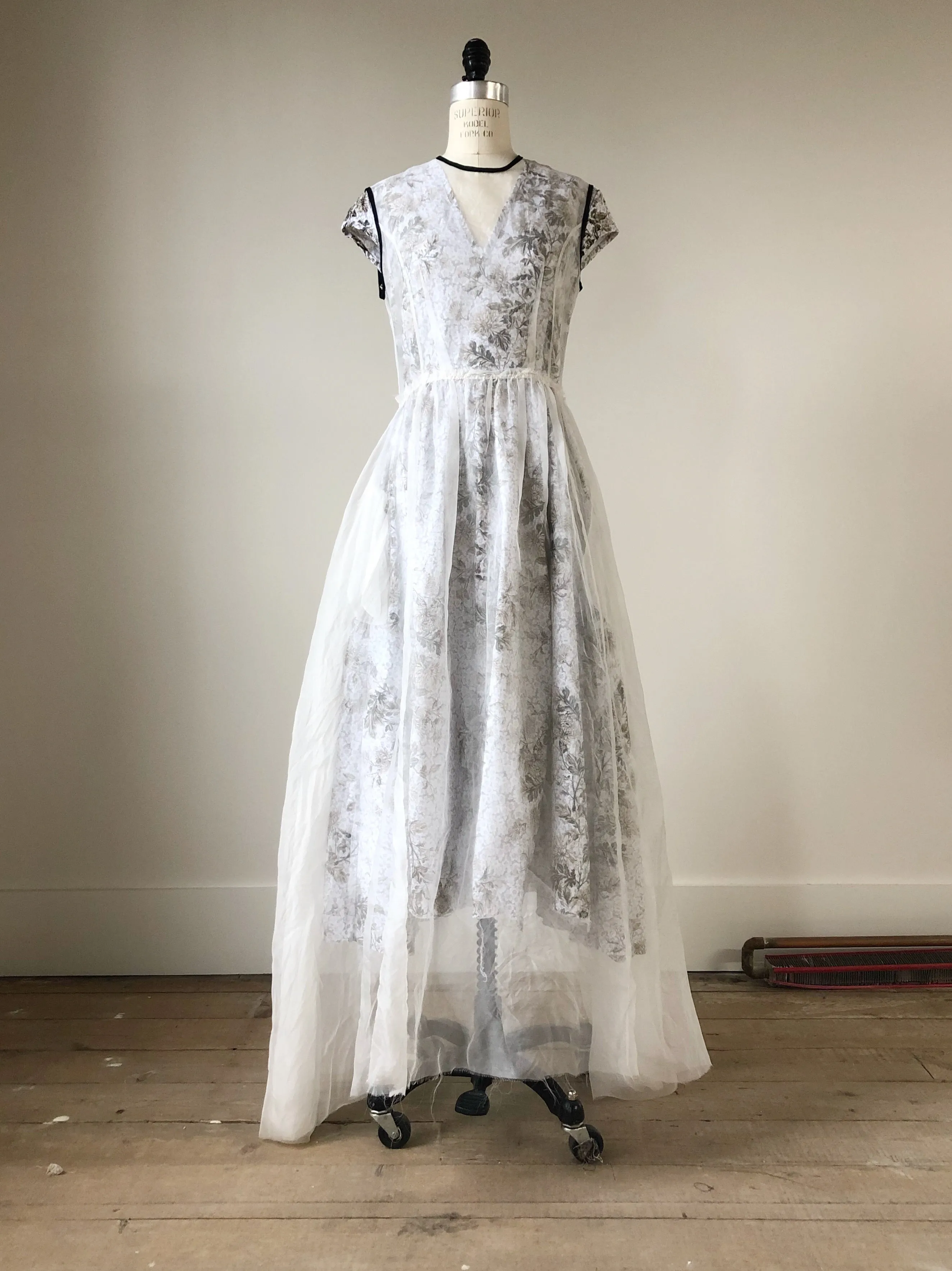 organza gown