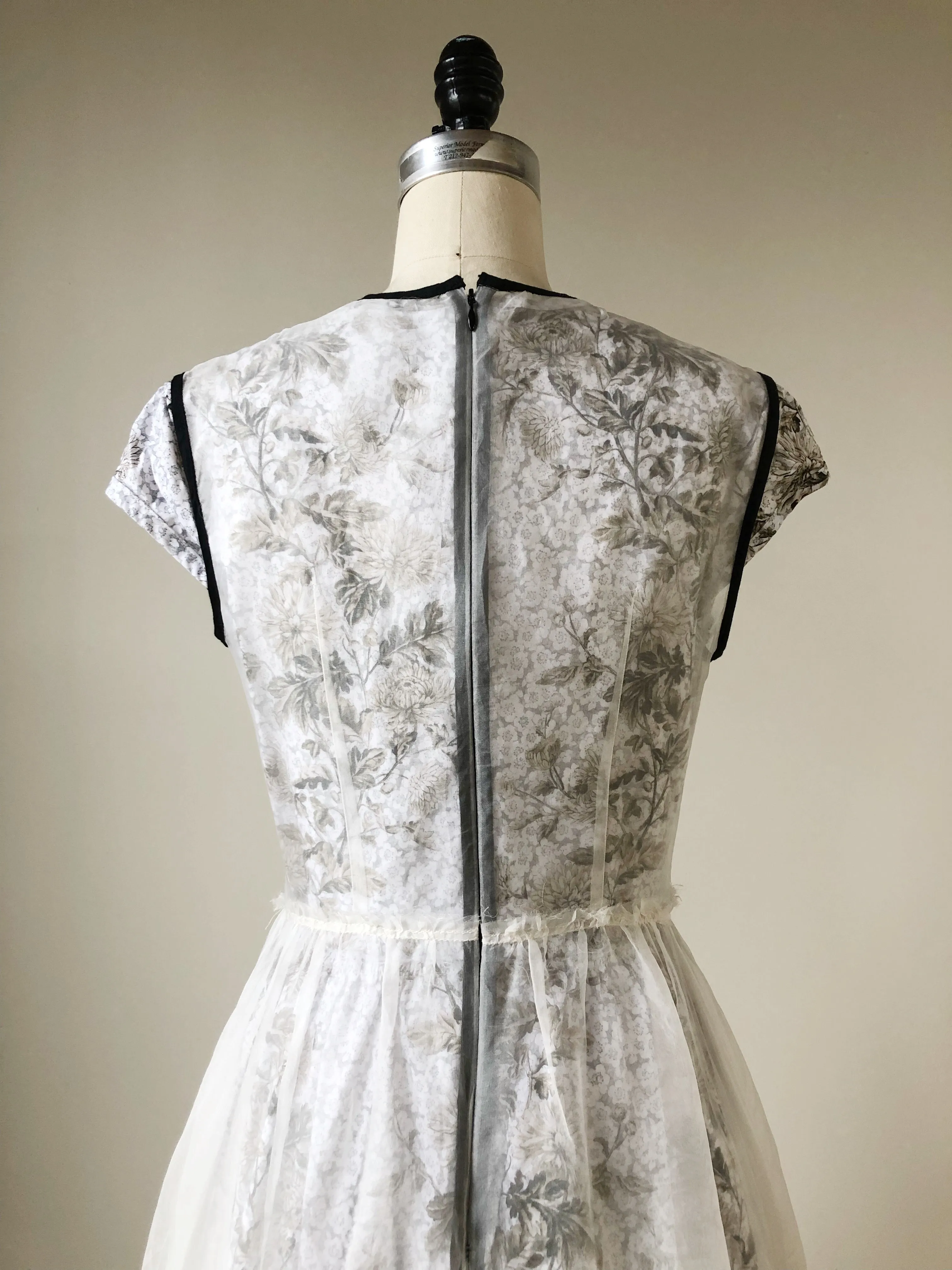 organza gown
