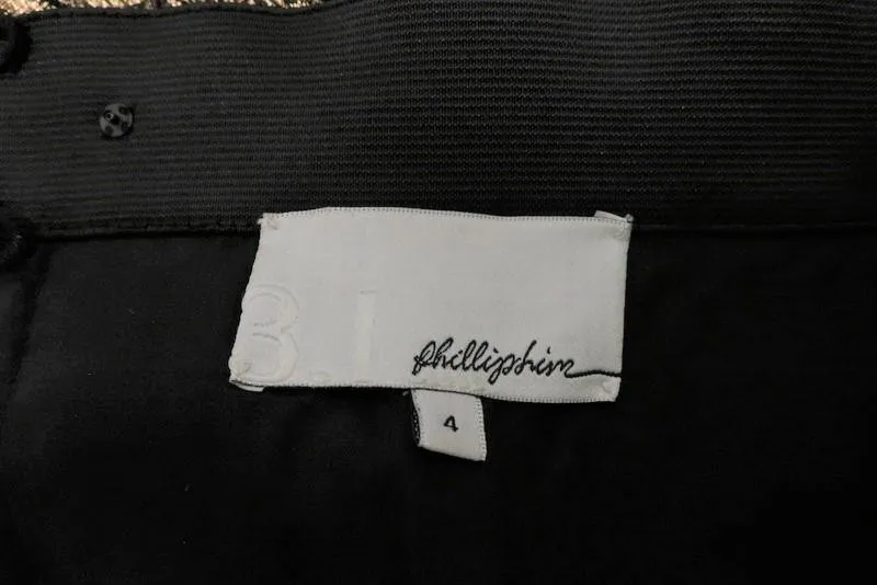 Philip lim 3.1 Women's Skirt: Gold Acrylic Size 4, Pre-owned
