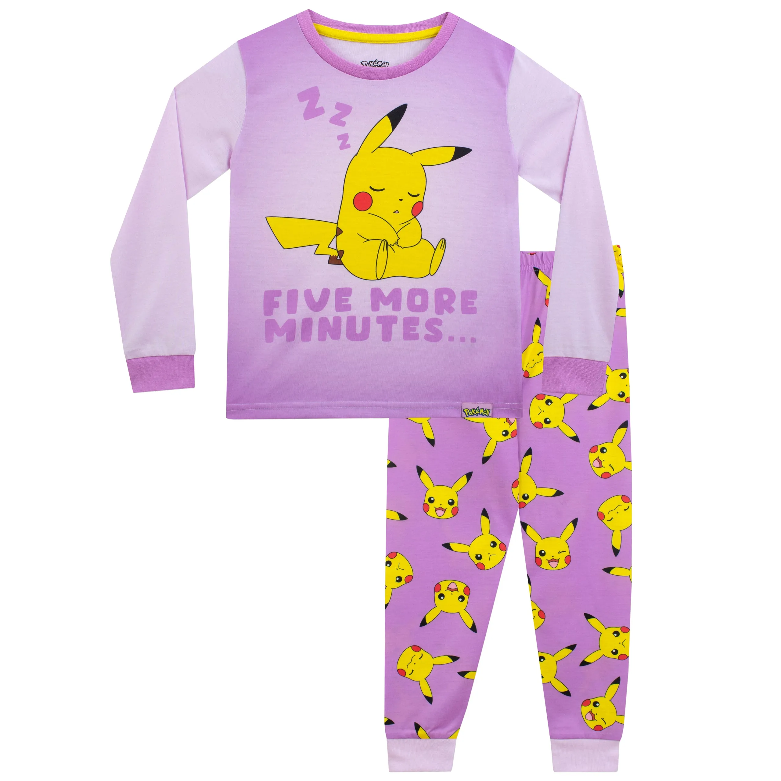 Pikachu Long Sleeve Pajamas