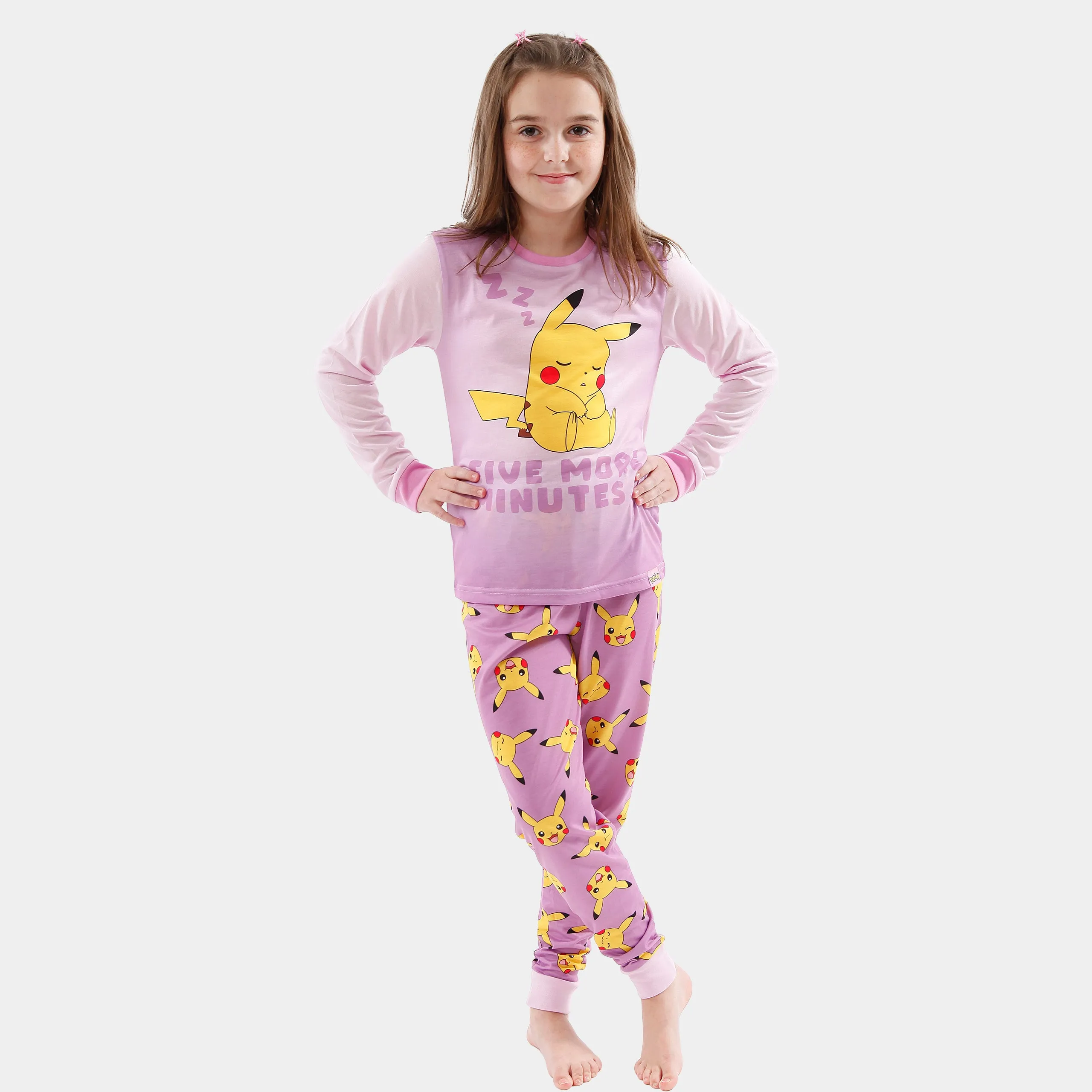 Pikachu Long Sleeve Pajamas