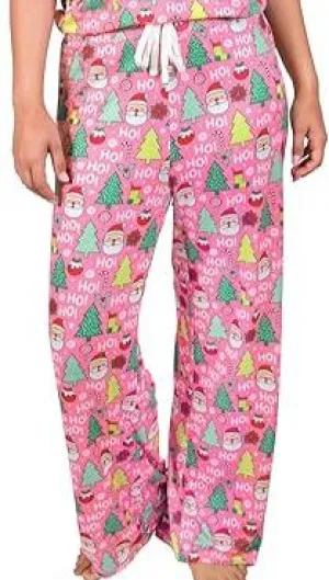 Pink Christmas Ladies PJ Pant..