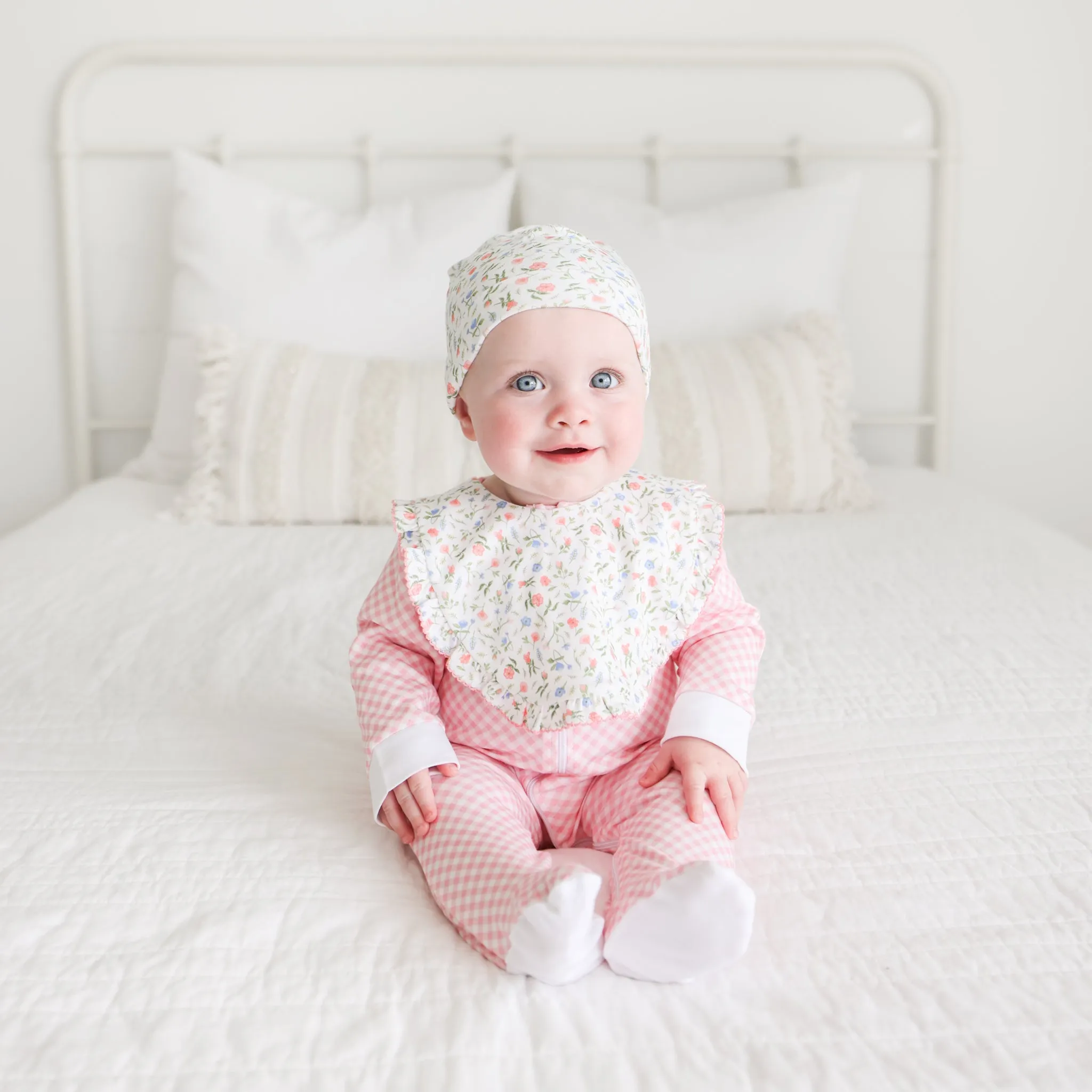 Pink Madison Newborn Hat