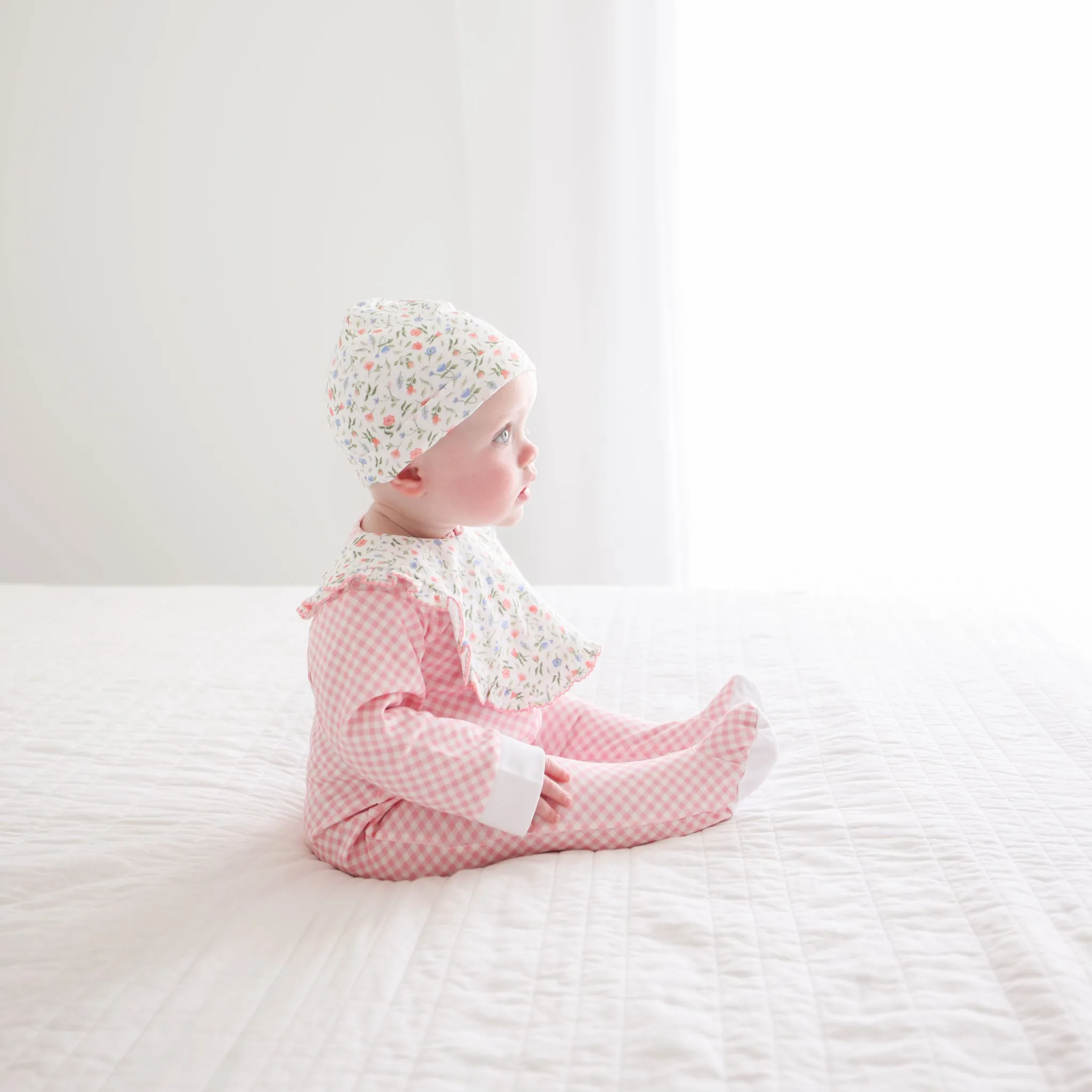 Pink Madison Newborn Hat