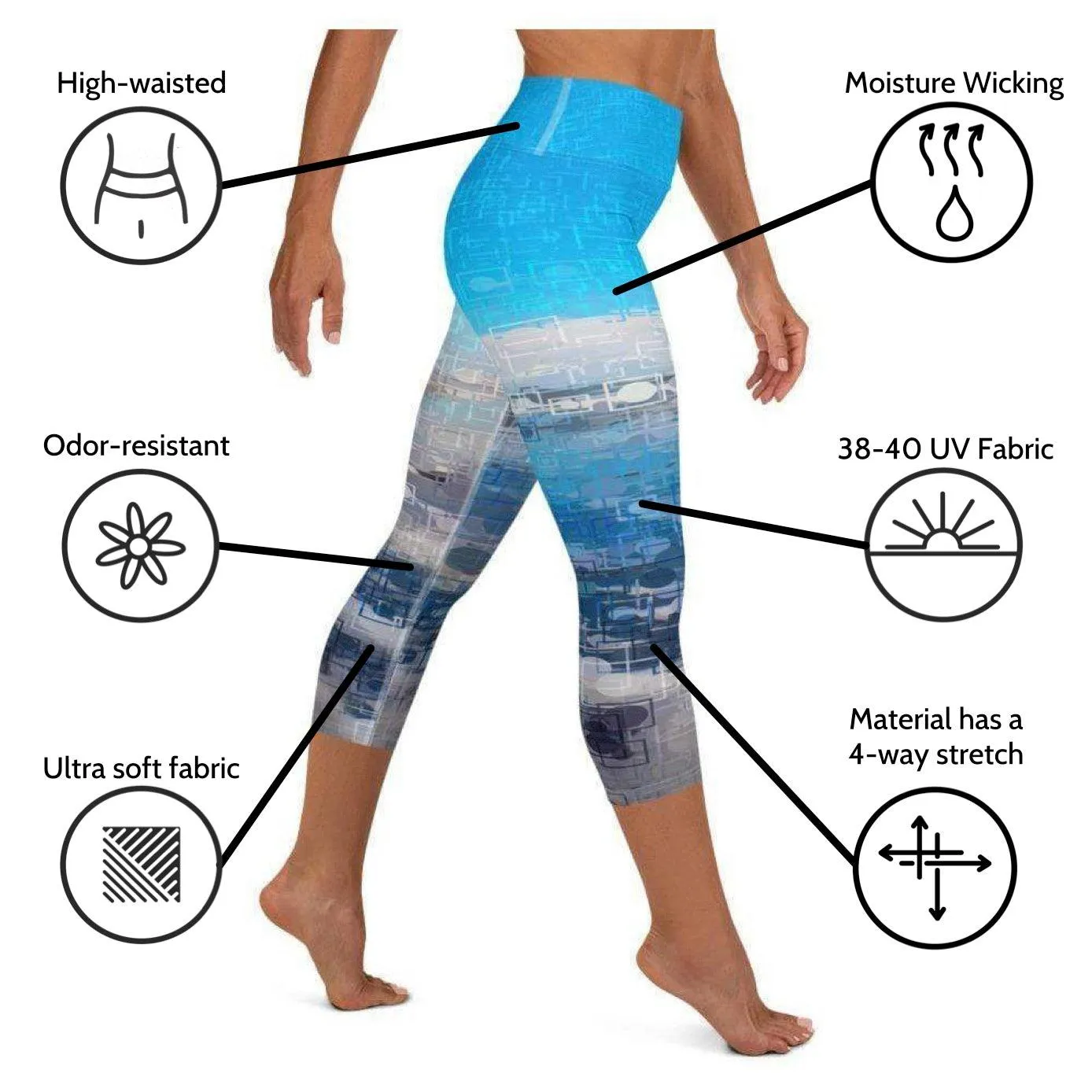 Pololu Surf Yoga Capri Leggings