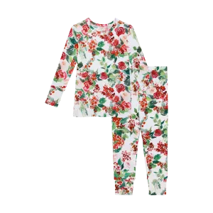Posh Peanut Basic Long Sleeve Loungewear Pajama & Pants in Beatrix