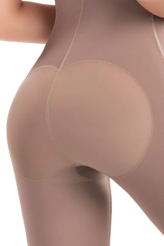 Post Op Strapless Body Shapewear with Butt Lifter