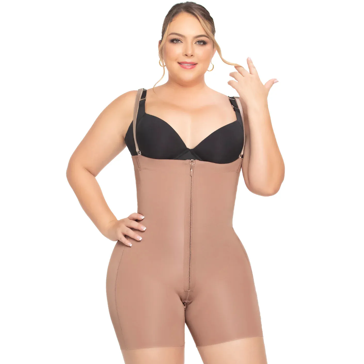 Premium seamless Faja with removable Straps
