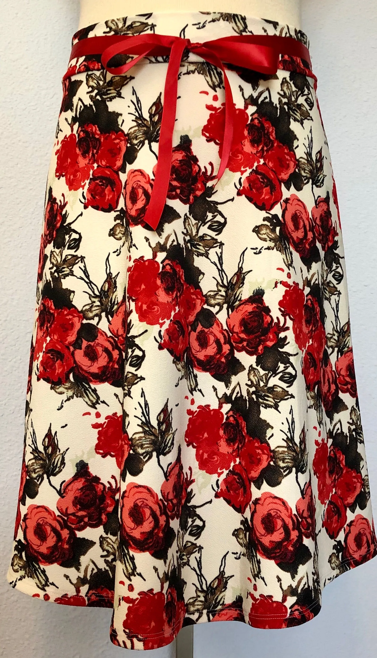 PRINTED A-LINE SKIRT