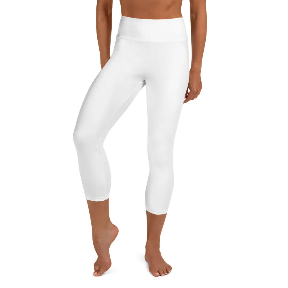 "Lift Heavy Shit- BURGUNDY" Yoga Capri Leggings