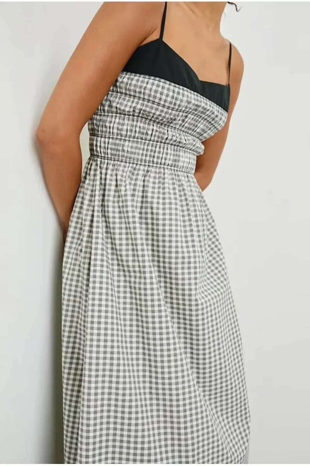 Rails Primrose Dress Ivory Jet Gingham