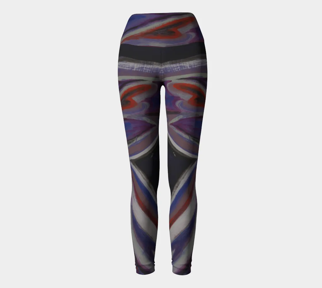 Resurrected Hearts Yoga Leggings
