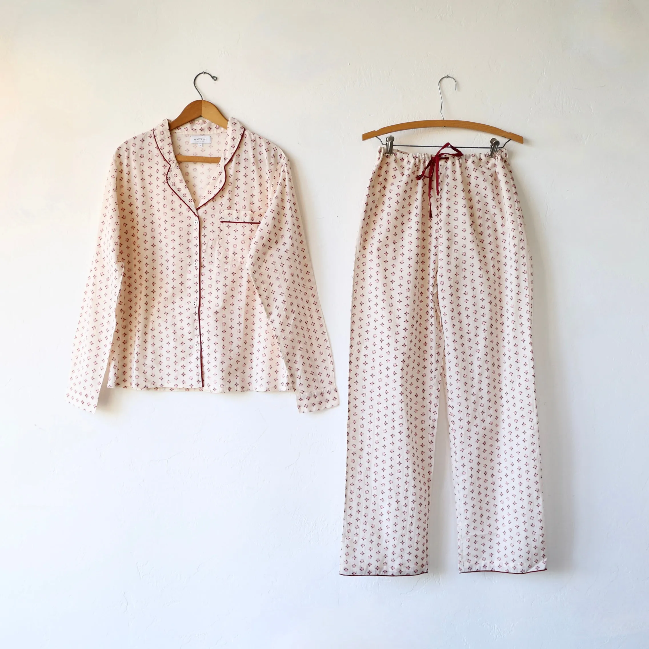 Scarlette Hand Printed Pajamas - Chloé