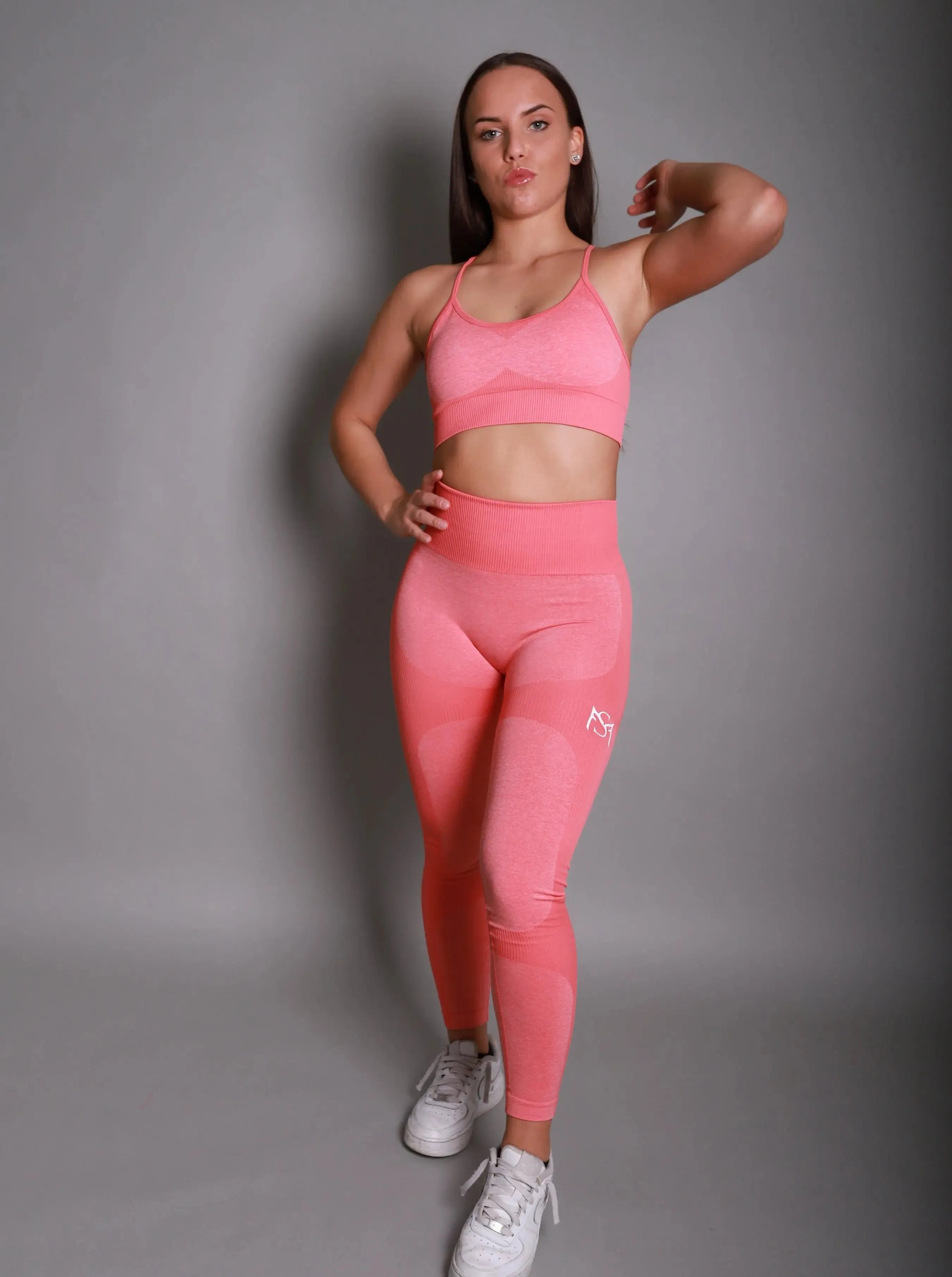 Seamless Pink Leggings