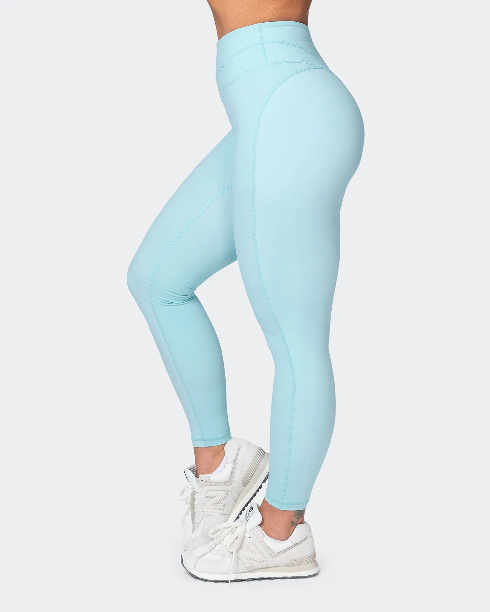 Second Skin Ankle Length Leggings - Cosmic Blue