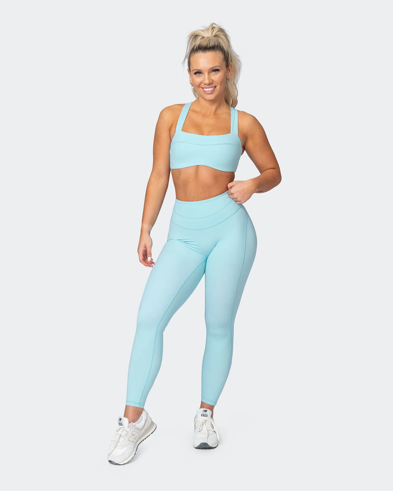 Second Skin Ankle Length Leggings - Cosmic Blue