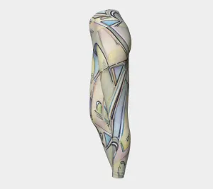 Shattered Heart Yoga Leggings