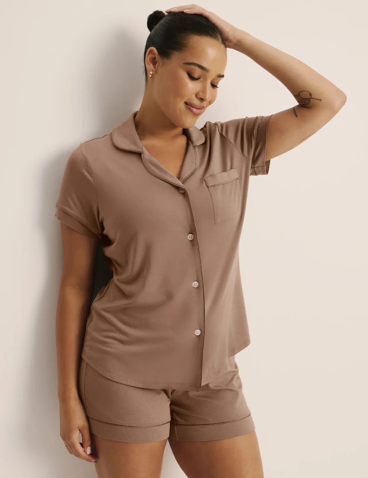 Short Sleeve Modal Sleep Top